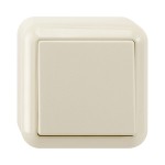 Merten MEG3150-8744 Taster Schließer 1-polig cremeweiß AUFPUTZ 