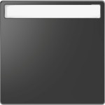 Merten Wippe mit Schriftfeld, Anthrazit, System Design 