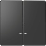 Merten Doppelwippe mit Kontrollfenster, Anthrazit, System Design 