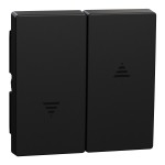 Merten Wippe für Rollladenschalter und -taster, schwarz matt, System M 