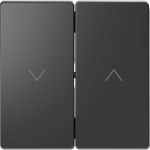 Merten Wippe für Rollladenschalter und -taster, Anthrazit, System Design 