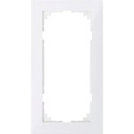 Merten M-Pure-Rahmen, 2fach ohne Mittelsteg, polarweiß, M-Pure 
