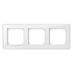 Merten MEG4030-3500 M-Creativ-Rahmen 3-fach transparent/polarweiß M-Creativ 
