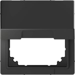 Merten Adapter mit Klappdeckel für Einsätze nach DIN 49075, Anthrazit, System Design 