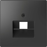 Merten Zentralplatte für UAE-Einsatz, 1fach, Anthrazit, System Design 