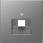 Merten Zentralplatte für UAE-Einsatz, 1fach, Edelstahl, System Design 