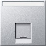 Merten Zentralplatte für Actassi-Connector 1fach, aluminium, System M 
