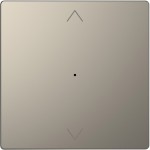 Merten Wippe für Taster-Modul 1fach (Pfeile Auf/Ab), Nickelmetallic, System Design 