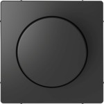 Merten Zentralplatte mit Drehknopf, Anthrazit, System Design 