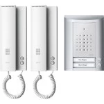 Ritto 1841220 Entravox Audio Set 2 Wohnungen silber/weiß 