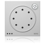 Ritto 1876020 Portier Türsprechmodul mit Lichttaste silber 