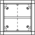 Ritto 1881530 Unterputzrahmen 4 Modulplätze quadratisch titan 