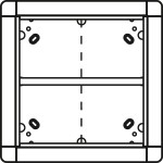 Ritto 1881570 Unterputzrahmen 4 Modulplätze quadratisch weiß 