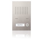 Ritto RGE1810125 Acero pur Edelstahl-Türstation Audio 1 Wohnung Edelstahl 