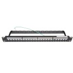 CommScope 2153437-2 Patchpanel 24 Port lichtgrau 1HE unbestückt RAL7035 