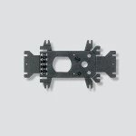 Siedle ZTL051-0 Universal-Montageadapter Schwarz 200009632-01 