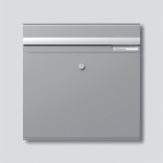 Siedle BKM611-4/4-0SM Briefkasten-Modul mit Einwurfklappe Silber-Metallic 200017494-01 