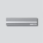 Siedle BE611-4/1-0SM Brief-Einwurfklappe Silber-Metallic 200034143-00 