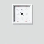 Siedle GA612-2/2-0SM Gehäuse-Aufputz Silber-Metallic 200039112-00 