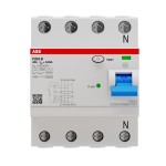 ABB 2CSF204568R1400 FI-Schalter Typ B 4P, 40A, 30mA, 3kA, 4TE, allstromsensitiv, kurzzeitverzögert 
