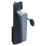 Striebel & John 2CPX010487R9999 Klinkengriff mit Schloss, Zubehör für TwinLine und ComfortLine Schrankserien 