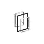 Striebel & John 2CPX010778R9999 Schutzrahmen für Schrankanreihung, Zubehör für TwinLine Schrankserie 