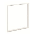 Striebel & John 2CPX052405R9999 Blendrahmen mit Befestigungmaterial, 4FB, 7-reihig 