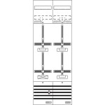 Striebel & John 2CPX054116R9999 Zählerfeld 9RE 3Z1S, vorverdrahtet mit Zählerkreuz, Netzsystem TN-S 5-polig 