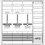 Striebel & John 2CPX054265R9999 Komplettschrank, Aufputz, Dreipunkt, A47 2Z1S1V5A2 