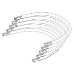 Striebel & John 2CPX054371R9999 Abgangsleitung, 5-polig, 10 mm² 
