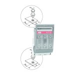 Striebel & John 2CPX062947R9999 NH-Lasttrenner NH00 160A mit Anschluss-Schrauben M8 