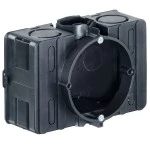 Kaiser 1069-02 Unterputz Geräte-Verbindungsdose mit seitlichen Räumen für Verbindungen mit Geräteschrauben 