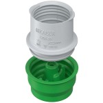 Kaiser 1204-29 Betonbau End- und Übergangstülle für M32 Rohre mit Putzhaut 2-teilig Ø 41 x 41 mm 