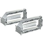 Kaiser 1211-00 Betonbau B¹ Prefix®-Systemflügelset 2-teilig Abmessungen 103 x 49 x 36 mm zur Befestigung an der Bewehrung 