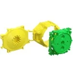 Kaiser 1255-01 Betonbau B¹ Gerätedose 2-teilig Einbauöffnung Ø 60 mm Tiefe 59 mm mit Prefix® Flügel-Aufnahme 