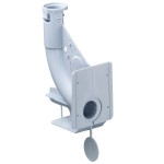 Kaiser 1261-16 Betonbau Wand-Decken-Übergang 90° für M20 Rohre mit 2 Verschlussdeckeln 