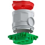 Kaiser 1265-50 Betonbau Decken-Verbindungsdose Ø 60mm 