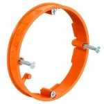 Kaiser 9155-71 Hohlwand Putzausgleich-Ring h=12 mm Schraubabstand 67 mm mit Geräteschrauben, E=10 Stück 