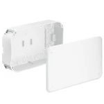 Kaiser 9192-77 Hohlwand Verbindungskasten 240 x 140 x 72 mm halogenfrei mit Deckel mit Geräteschrauben 