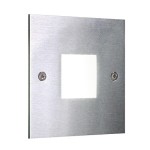 Brumberg 10011223 LED-Wandeinbauleuchte 230V AC 50 Hz 1,2W 3000K IP54 quadratisch edelst 