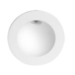 Brumberg 10057173 LED-Wandeinbauleuchte 700 mA 2W 3000K IP54 rund strukturweiss 