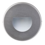 Brumberg 10128203 LED-Wandeinbauleuchte 230V AC 50 Hz 1,2W 3000K rund edelstahl Material 