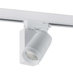 Brumberg 12013073 LED-Schienenstrahler 230V AC 50 Hz 12W 38° 3000K rund weiss schaltbar 