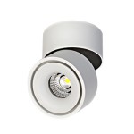 Brumberg 12061073 LED-Anbaustrahler 230V AC 50 Hz 9,8W 34° 3000K rund dreh- und schwenkb 