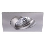 Brumberg 12287153 LED-Einbaustrahler 350 mA 6W 36° 3000K quadratisch dreh- und schwenkbar, 