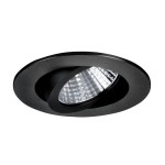 Brumberg 12361083 LED-Einbaustrahler 350 mA 7W 38° 3000K rund schwenkbar schwarz IP20 