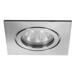 Brumberg 26005220 Einbaudownlight GX5,3/ max. 35W quadratisch starr edelstahl Material Edel 