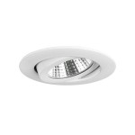 Brumberg 41463073 LED-Einbaustrahler 230V AC 50 Hz 6W 38° 3000K rund schwenkbar weiss, 