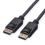 ROLINE 11.04.5761 DisplayPort Kabel, DP ST - ST, LSOH, schwarz, 1 m 