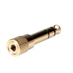 ROLINE 11.09.4211 GOLD Stereo Adapter 6,35 mm Stecker - 3,5 mm Buchse 